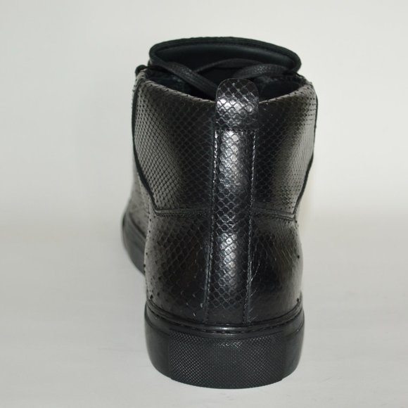 NWT BALENCIAGA MENS HITOP PYTHON LEATHER SNEAKERS US 15 EU 48 - Picture 6 of 9